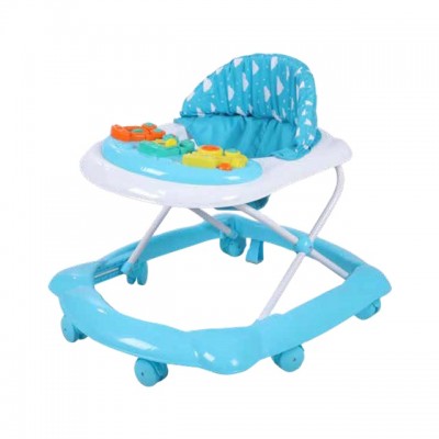 Wholesale 2020 new PP plastic toys baby walker with 7 swivel wheels walk along toys for babies