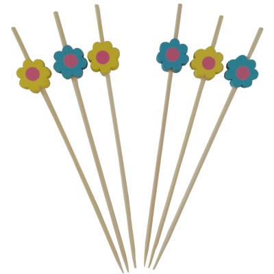 Wholesale Decorative Party Ball Bamboo Food Sticks