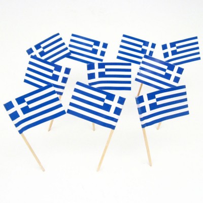 disposable decorative wooden burger flags