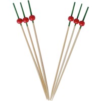 disposable decorative ball bamboo skewer