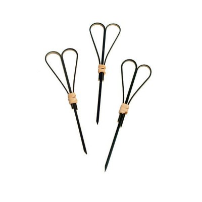 Hot Sale Bamboo Decorative Heart Shape Skewer For Cocktail