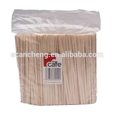 FSC wholesale disposable wooden coffee stirrers