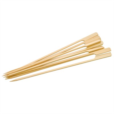 Bamboo paddle barbeque grill burger skewer pick