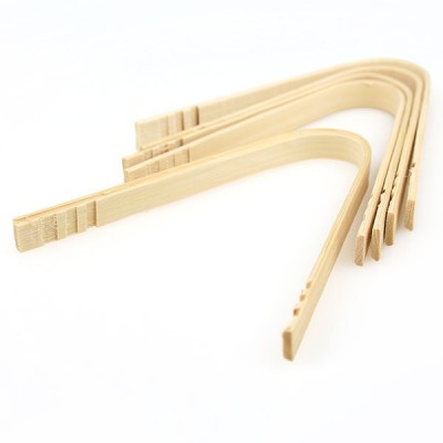 Eco-friendly Kitchenware Serving Tongs Bamboo Bread Clip Tongs