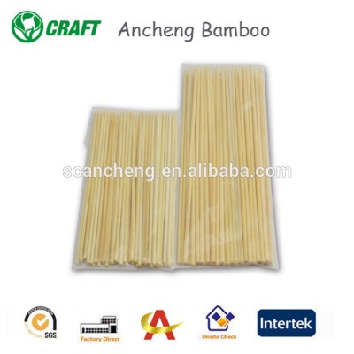 chinese skewers bbq grill Cheap Price Disposable Bamboo Skewer 40cm With Grade A Quality