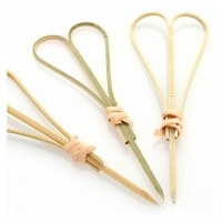 Modern Bamboo Skewers Heart Shaped for Food