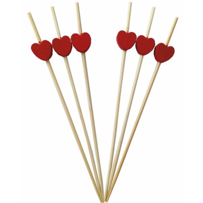 Disposable bead color bamboo wooden ball skewers