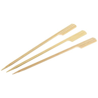 Wholesale Newest Bamboo Natural Disposable BBQ Teppo Skewer