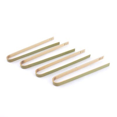 wholesale bamboo disposable small tongs