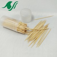 Hot selling bulk packing food grade natural wooden/bamboo toothpicks food picks